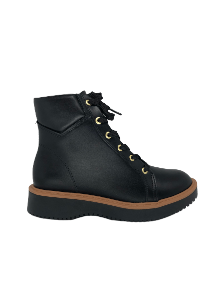 Bota coturno hot sale moleca preta