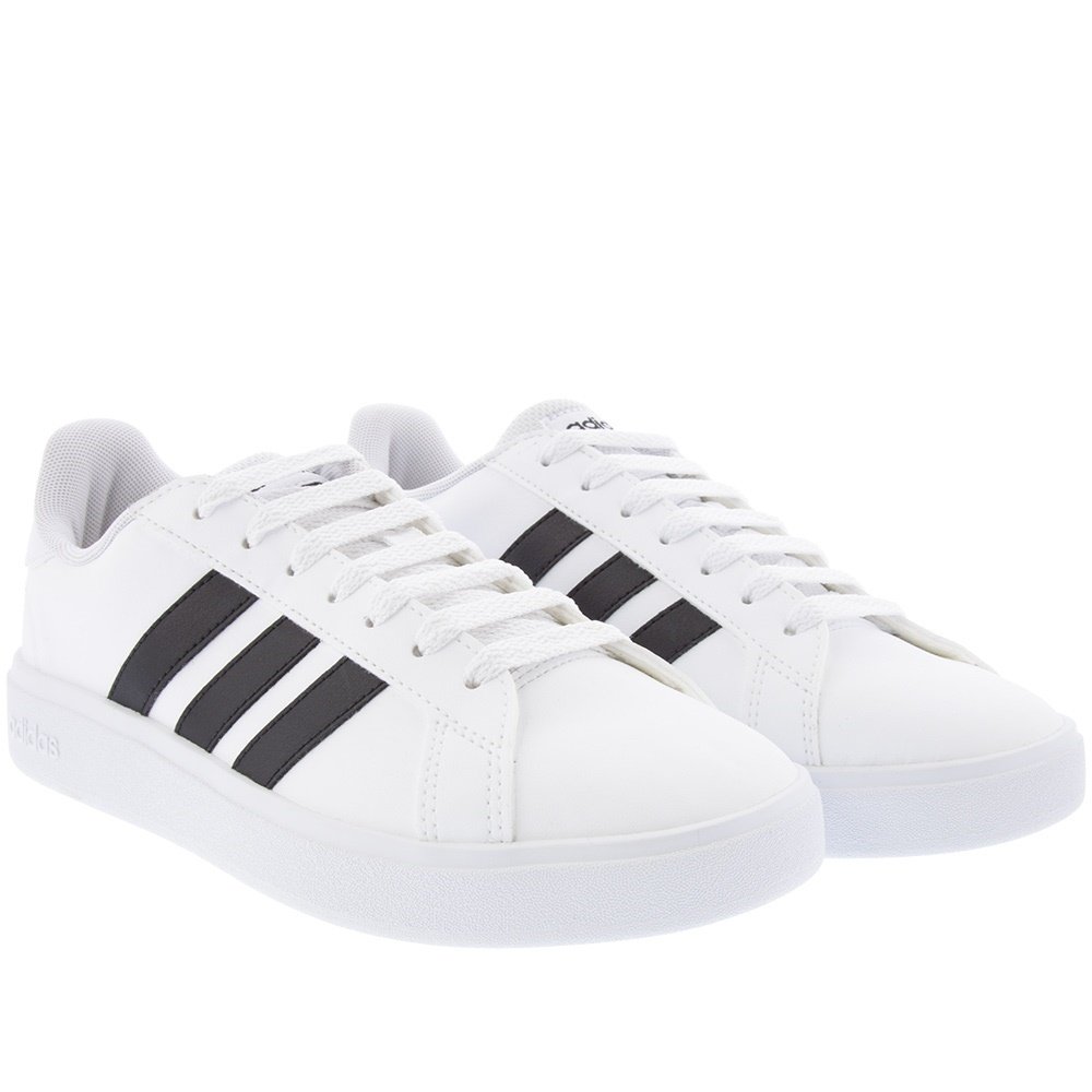 Tenis adidas casual store preto e branco