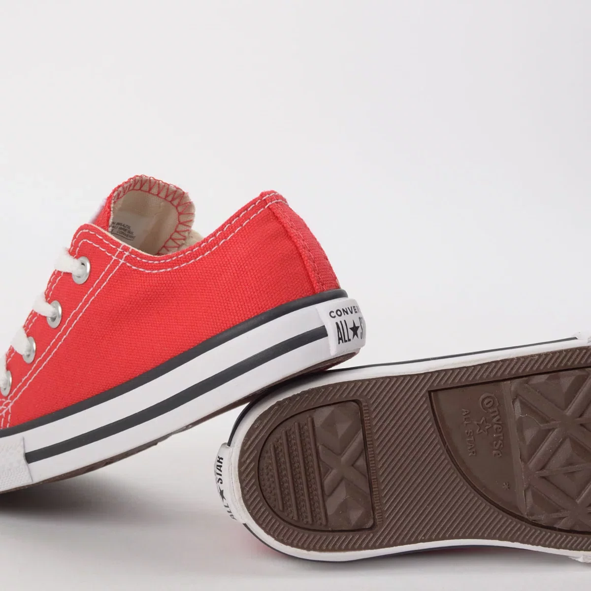 Tênis Bebê All Star Converse Chuck Taylor - Preto/vermelho