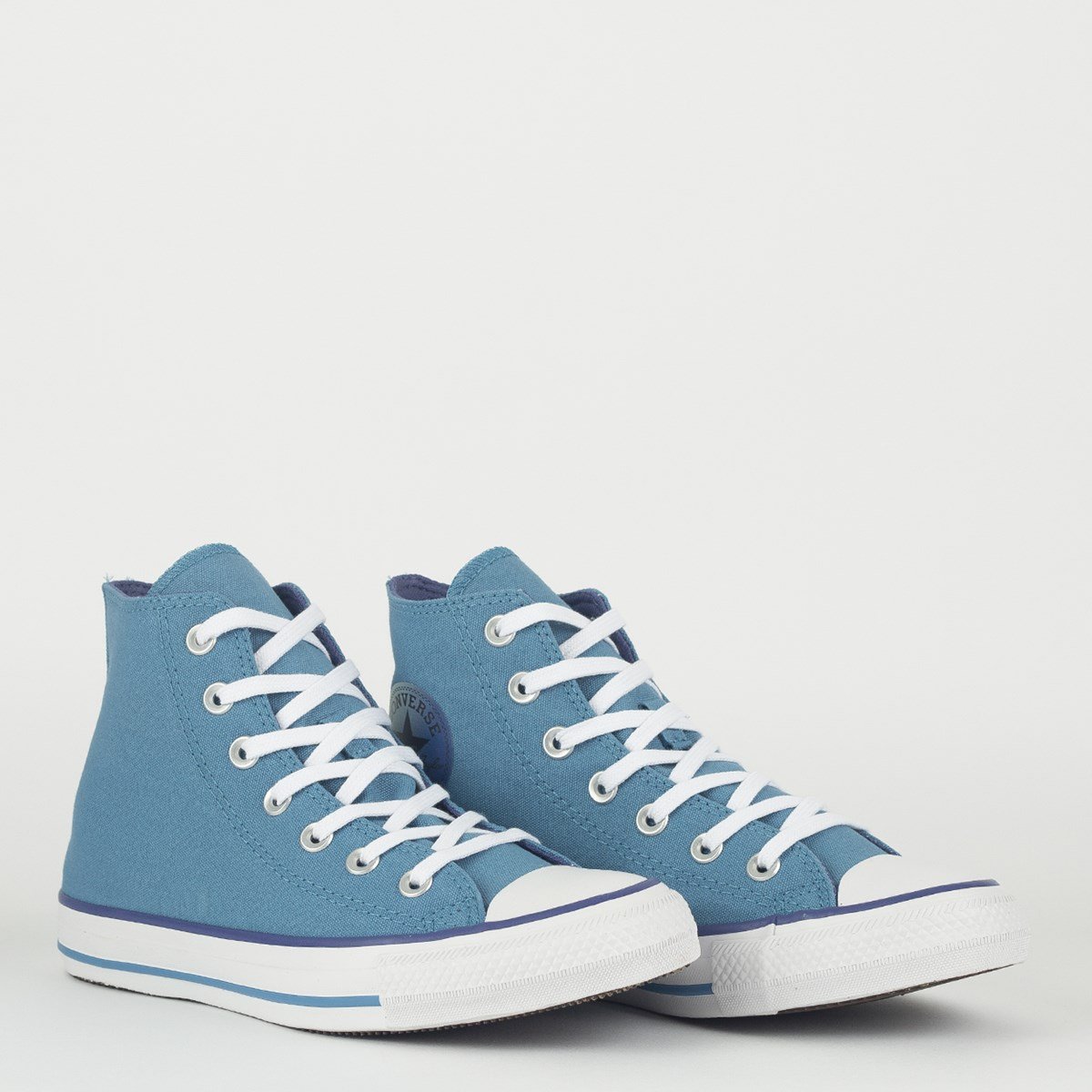 All star cano alto azul com strass