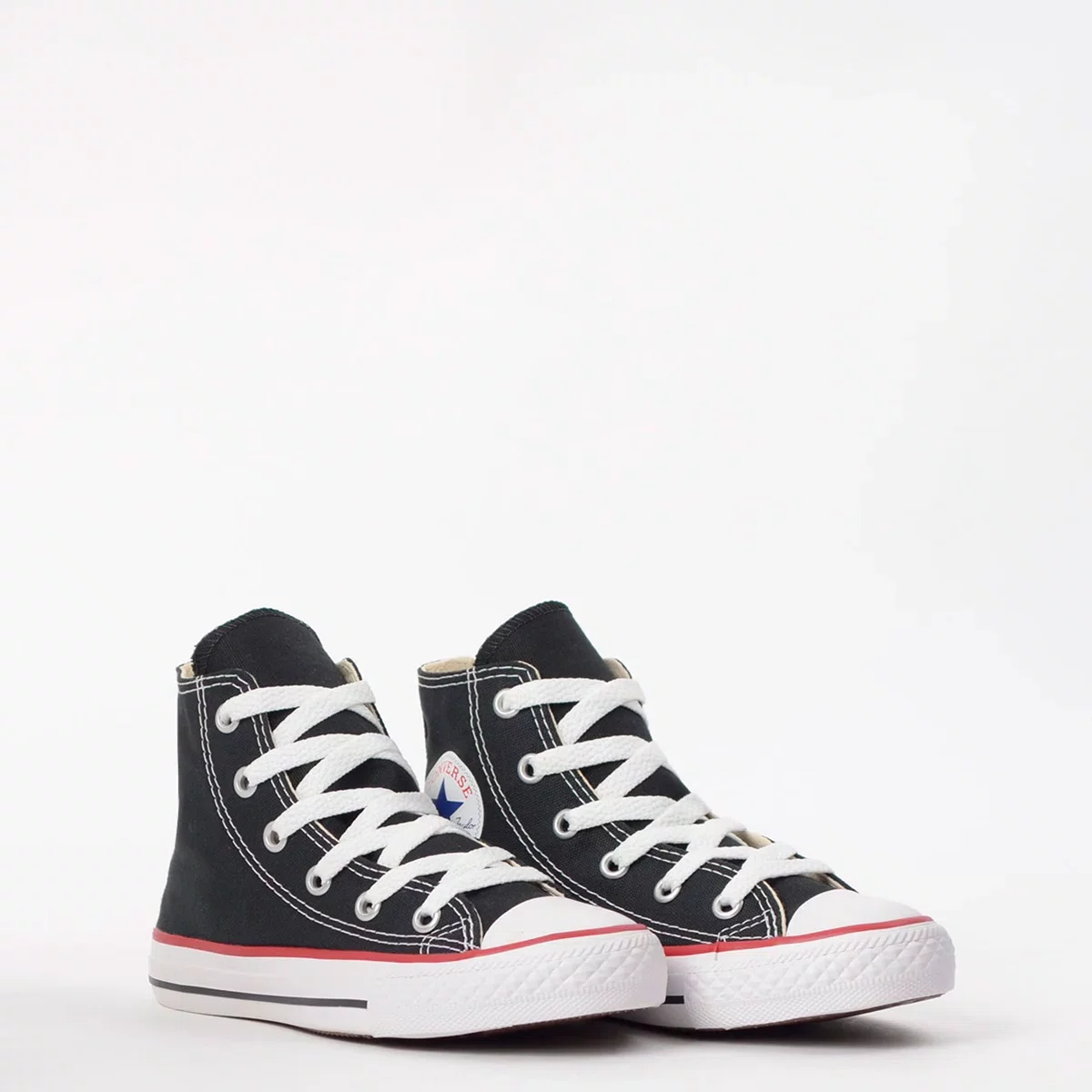 Tênis All Star Converse Chuck Taylor Couro Preto Cano Alto - Feirão dos  Calçados