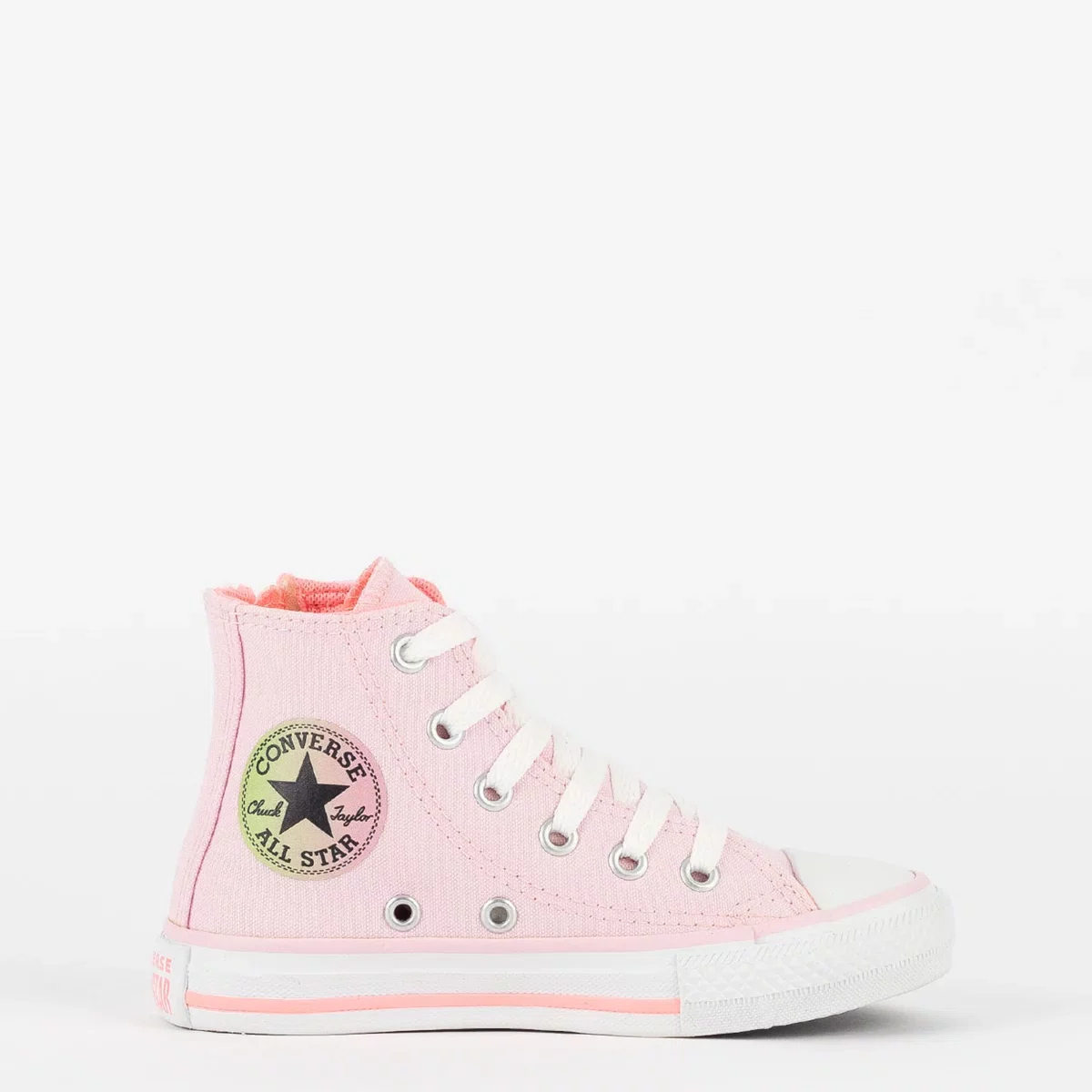 Tênis All Star Infantil Cano Alto Rosa Converse 19