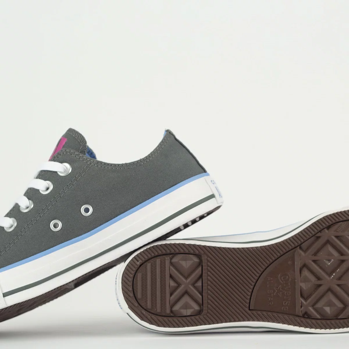 All star hot sale cinza mescla