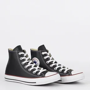 Tenis Cano Alto Couro Converse All Star Original